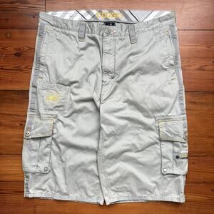Vintage Y2K Coogi Cargo Shorts Men's Size 42 Gray Baggy Loose Wide Leg